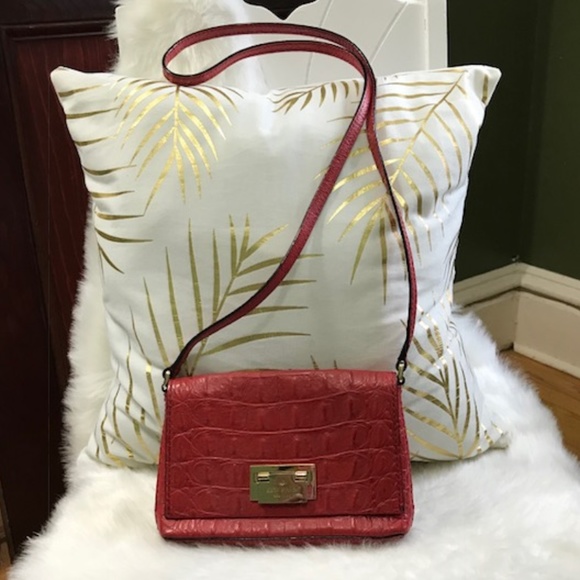 kate spade Handbags - Kate Spade Rialto Place Sally red croc crossbody